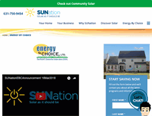 Tablet Screenshot of energybychoice.com